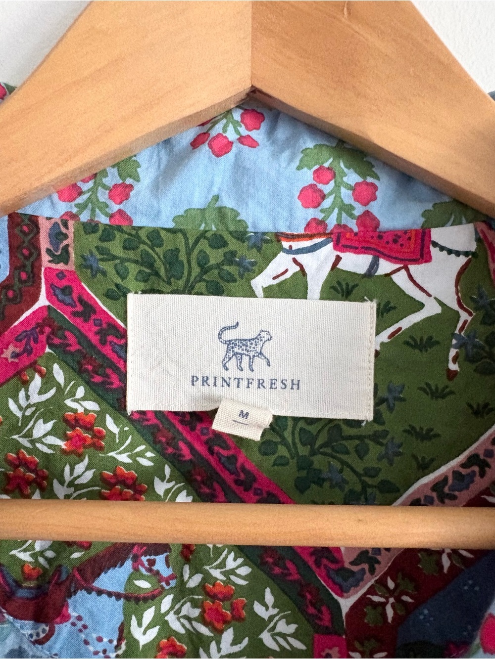 Printfresh Organic Cotton Short PJ Set in High Horse - Picture 8 of 12